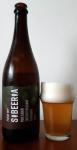 Sibeeria - Fresh Hop ZPC 2021 13°, Lezak s cerstvym chmelem lahev a sklenice