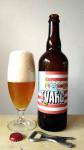 Tvarg American Pale Ale 12%,  lahev a sklenice